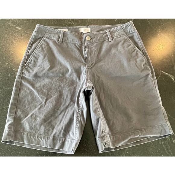 LOFT Heather blue/gray Bermuda size 8 - Picture 1 of 9